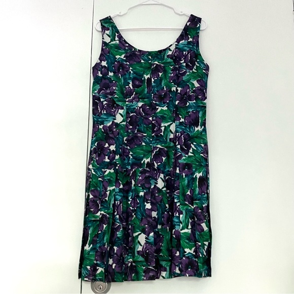 VINTAGE drop waist floral dress - Picture 2 of 3